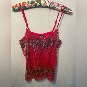 Rue21 Sparkling Red Sequin Top